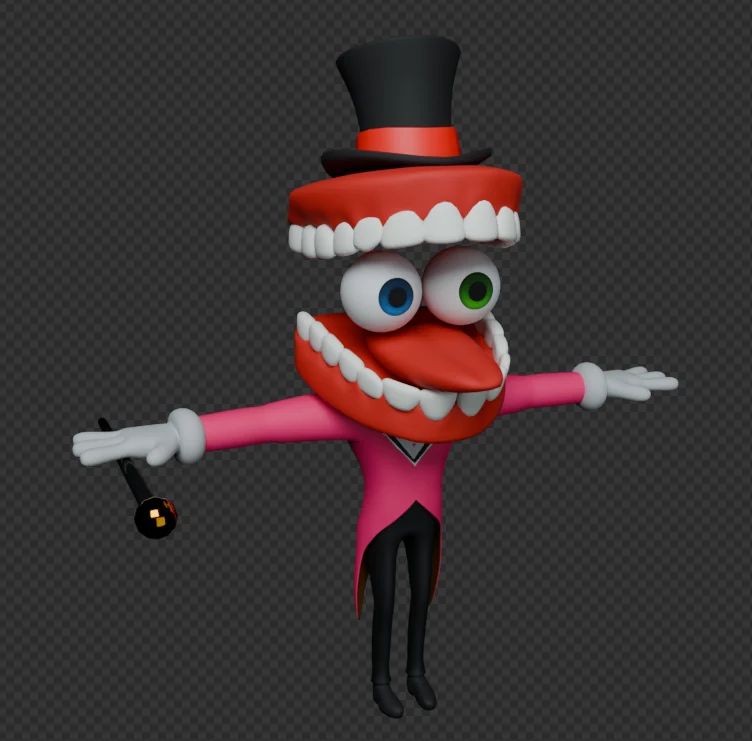 Caine character model commissioned by Ghostlike